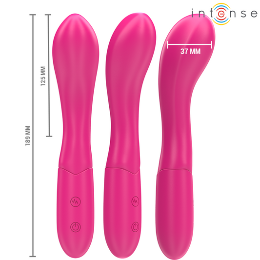 INTENSE - LISETTE VIBRATEUR 19 CM SOUPLE 10 VIBRATIONS ROSE - Sensualia