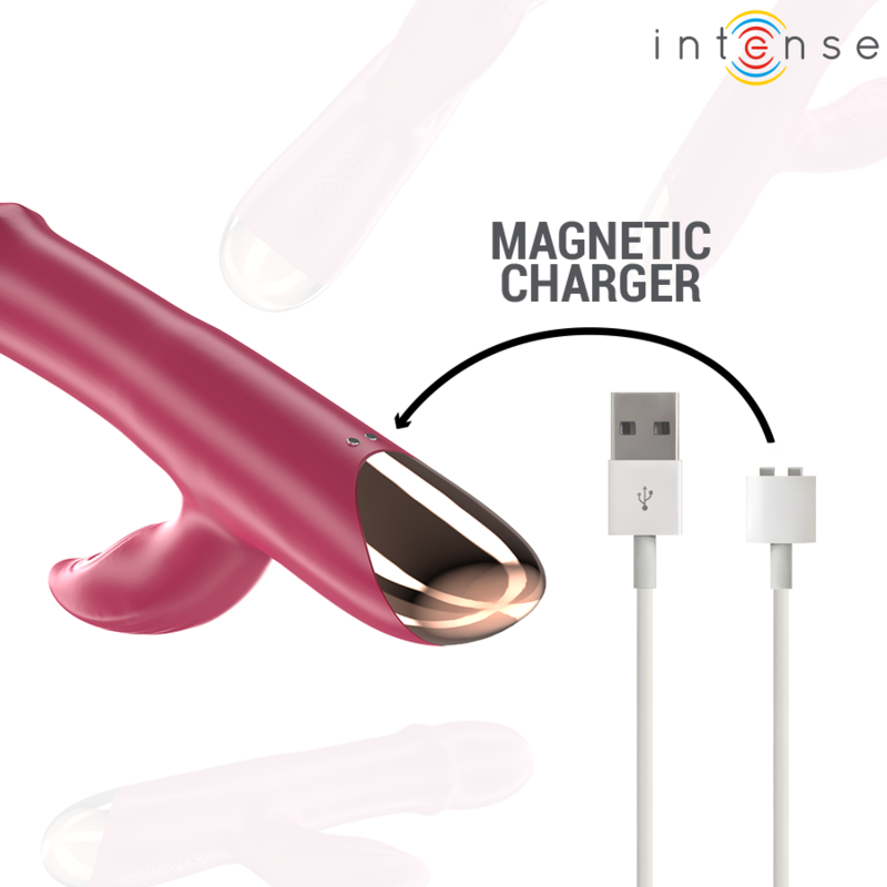 INTENSE - CHLOE VIBRATEUR MULTIFONCTION 3 EN 1 ROUGE - Sensualia