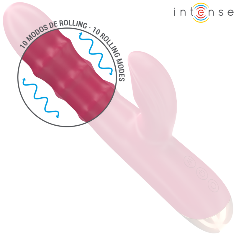 INTENSE - CHLOE VIBRATEUR MULTIFONCTION 3 EN 1 ROUGE - Sensualia