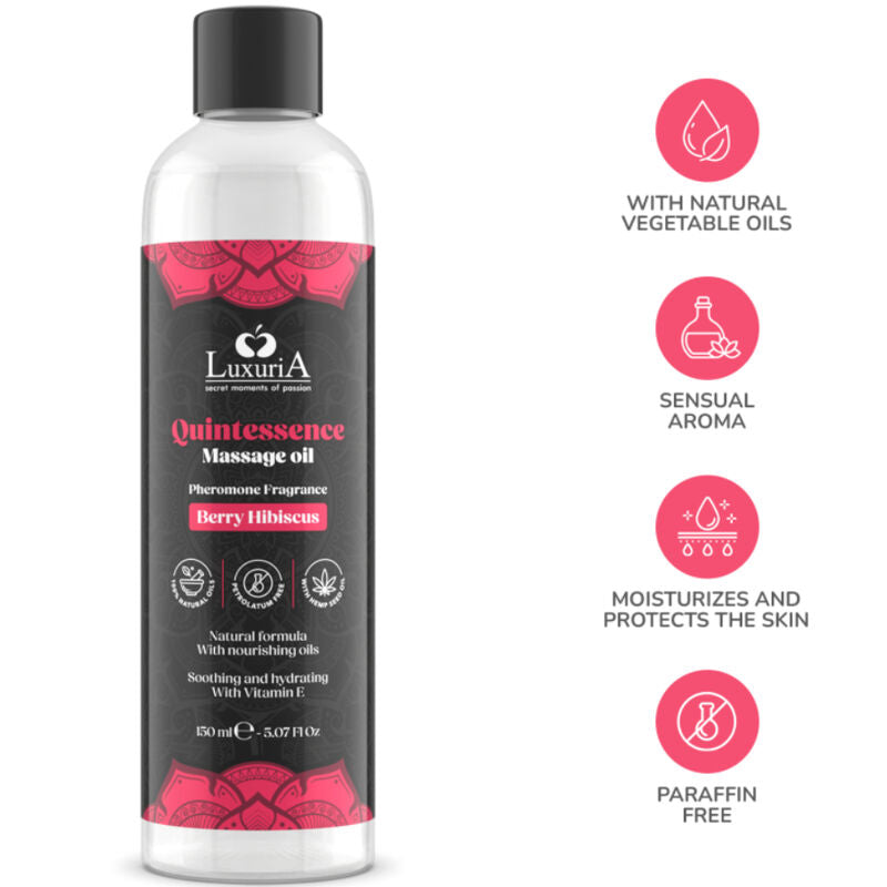 INTIMATELINE LUXURIA - HUILE DE MASSAGE BAIES 150 ML - Sensualia