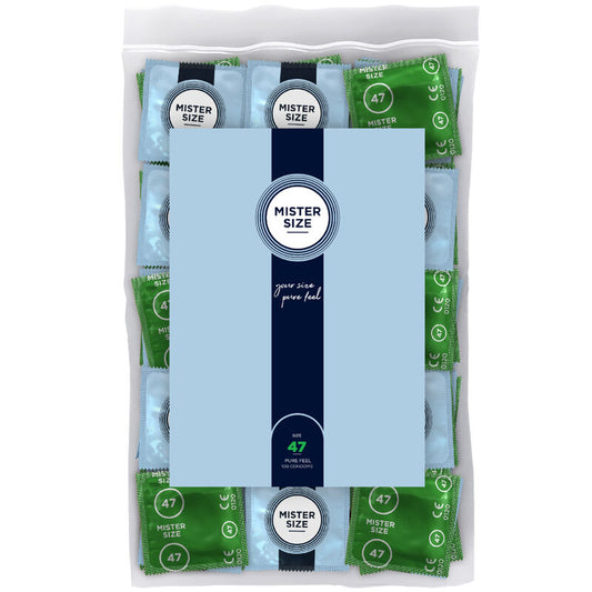 MISTER SIZE - PRÉSERVATIF TAILLE XS 47 MM (100 UNITÉS) - Sensualia