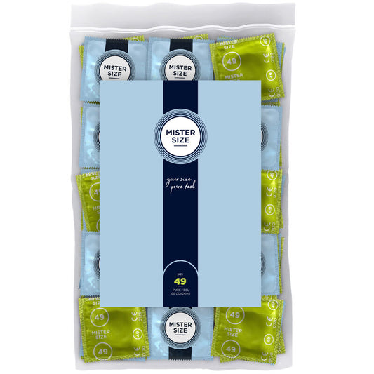 MISTER SIZE - PRÉSERVATIF TAILLE S 49 MM (100 UNITÉS) - Sensualia