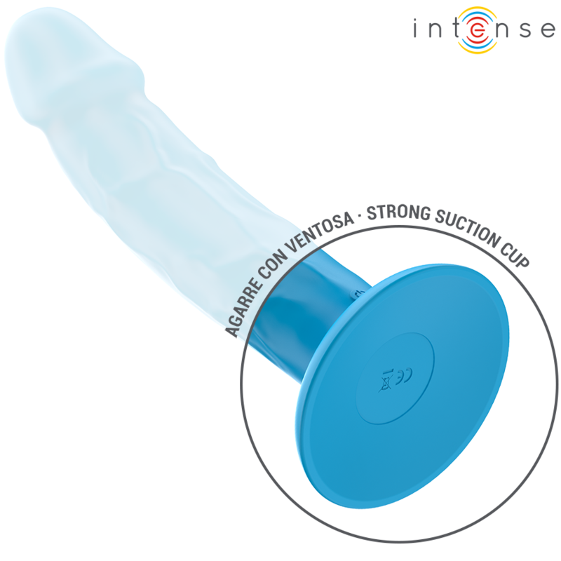 INTENSE - PHOEBE VIBRATEUR RÉALISTE 10 VIBRATIONS TÉLÉCOMMANDE BLEU - Sensualia