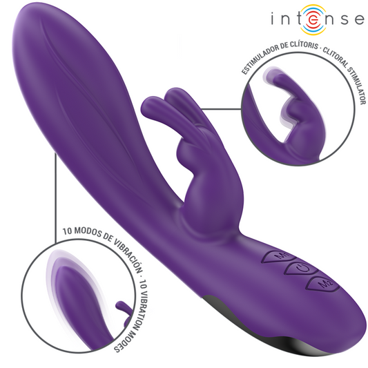 INTENSE - RANDALL VIBRATEUR RABBIT 10 VIBRATIONS VIOLET - Sensualia
