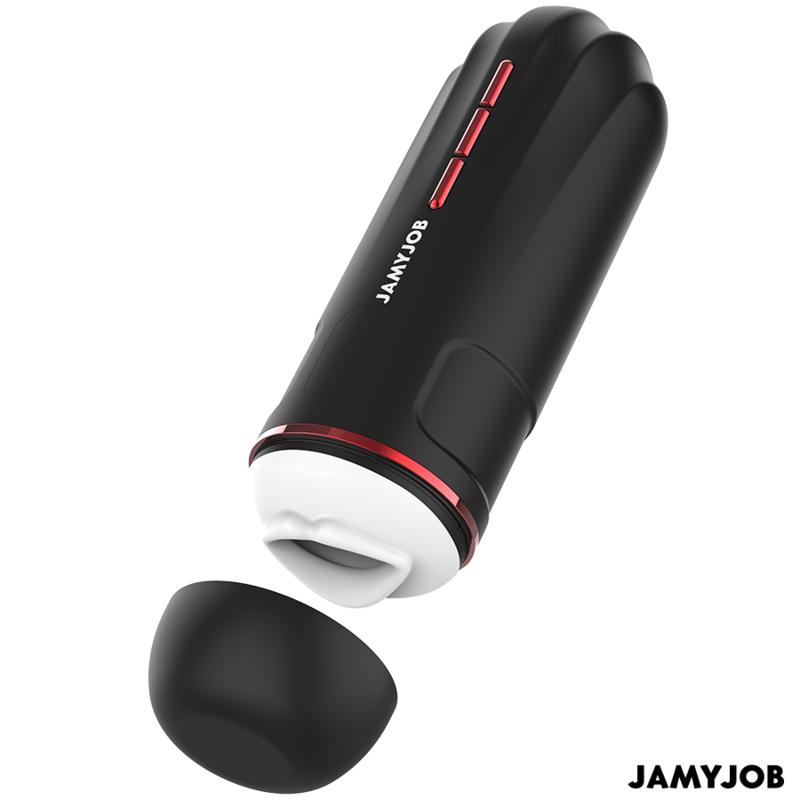 JAMYJOB - MASTURBATEUR BOUCHE AUTOMATIQUE MEGABITE 5 MODES D'ASPIRATION ET DE VIBRATION JAMYJOB