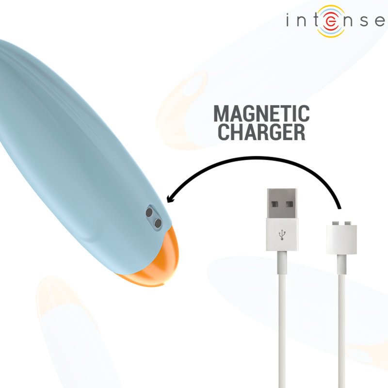 INTENSE - MIKE BULLET VIBRANT 10 VIBRATIONS TÉLÉCOMMANDE BLEUE INTENSE FUN