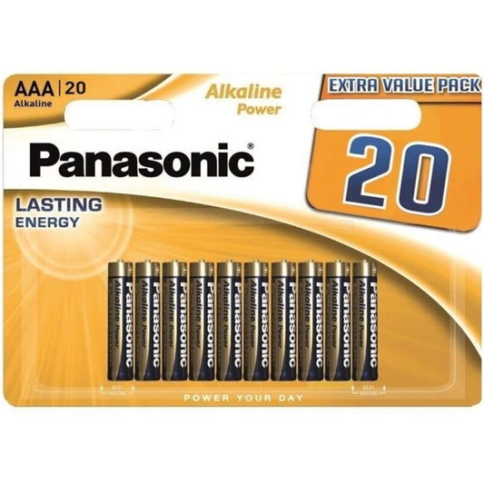 PANASONIC - PILE ALCALINE AAA BRONZE LR03 BLISTER*20 - Sensualia