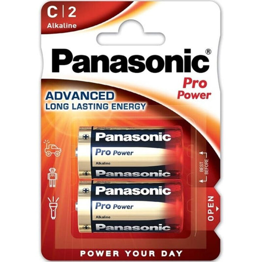 PANASONIC - PILE ALCALINE C PRO POWER LR14 BLISTER*2 - Sensualia
