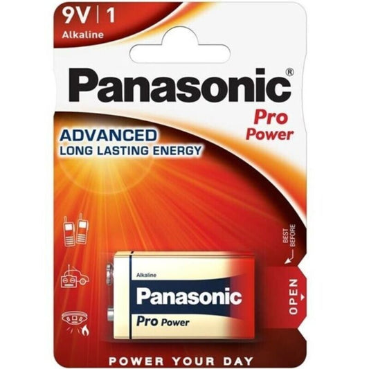 PANASONIC - PILE ALCALINE PRO POWER 9V LR61 BLISTER*1 - Sensualia