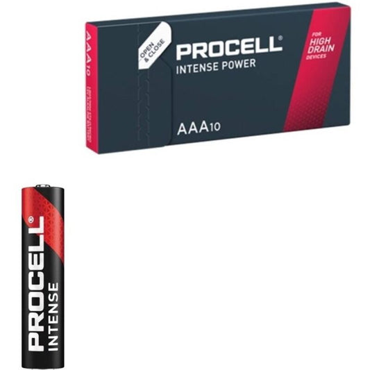 PROCELL - INTENSE POWER ALCALINE LR03 AAA 1,5V BOÎTE*10 - Sensualia