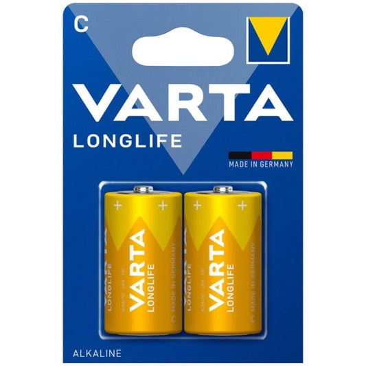 VARTA - PILE ALCALINE LONGUE DURÉE C LR14 BLISTER*2 - Sensualia