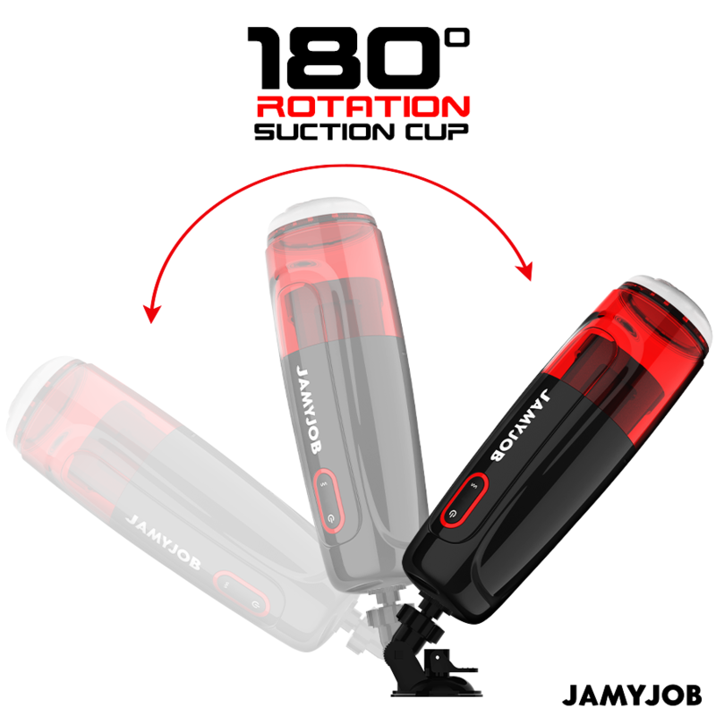JAMYJOB - MASTURBATEUR VAGIN AUTOMATIQUE STORM 10 MODES DE ROTATION ET DE POUSSÉE JAMYJOB