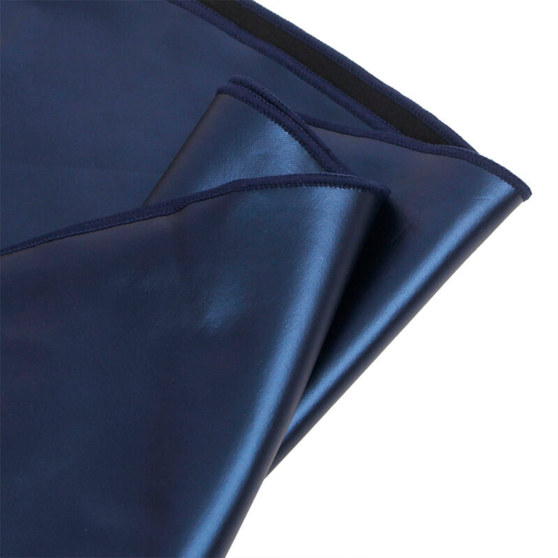 SUBBLIME - 955427 ROBE À BRETELLES EN CUIR BLEU L/XL - Sensualia