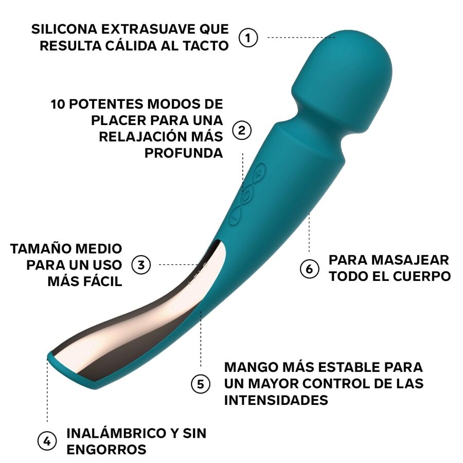 LELO - SMART MEDIUM WAND 2 AQUA MASSAGER - Sensualia