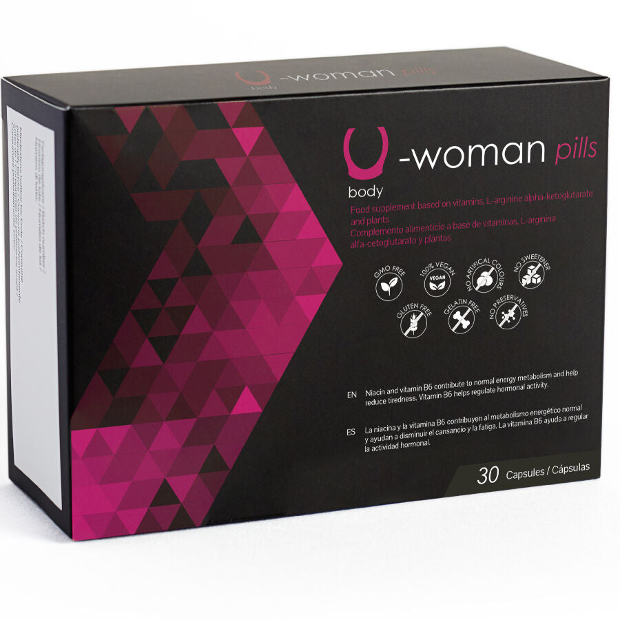 500 COSMETICS - U-WOMAN AUGMENTE LA LIBIDO FEMININE - 30 CAPSULES - Sensualia