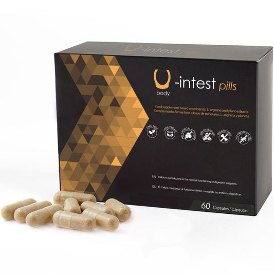 500 COSMETICS - CAPSULES U-INTEST POUR PRÉVENIR LES HÉMORROÏDES - 60 CAPSULES - Sensualia