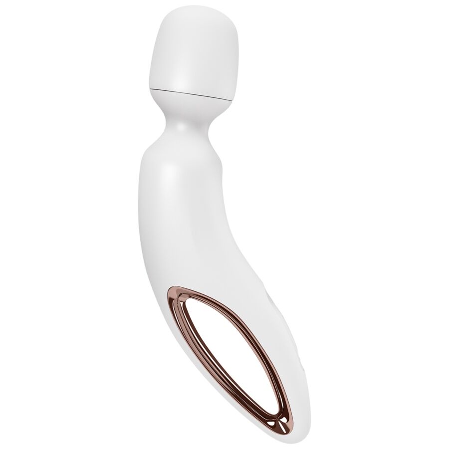 SATISFYER - WAND ERLAND MASSEUR VIBRANT BLANC - Sensualia