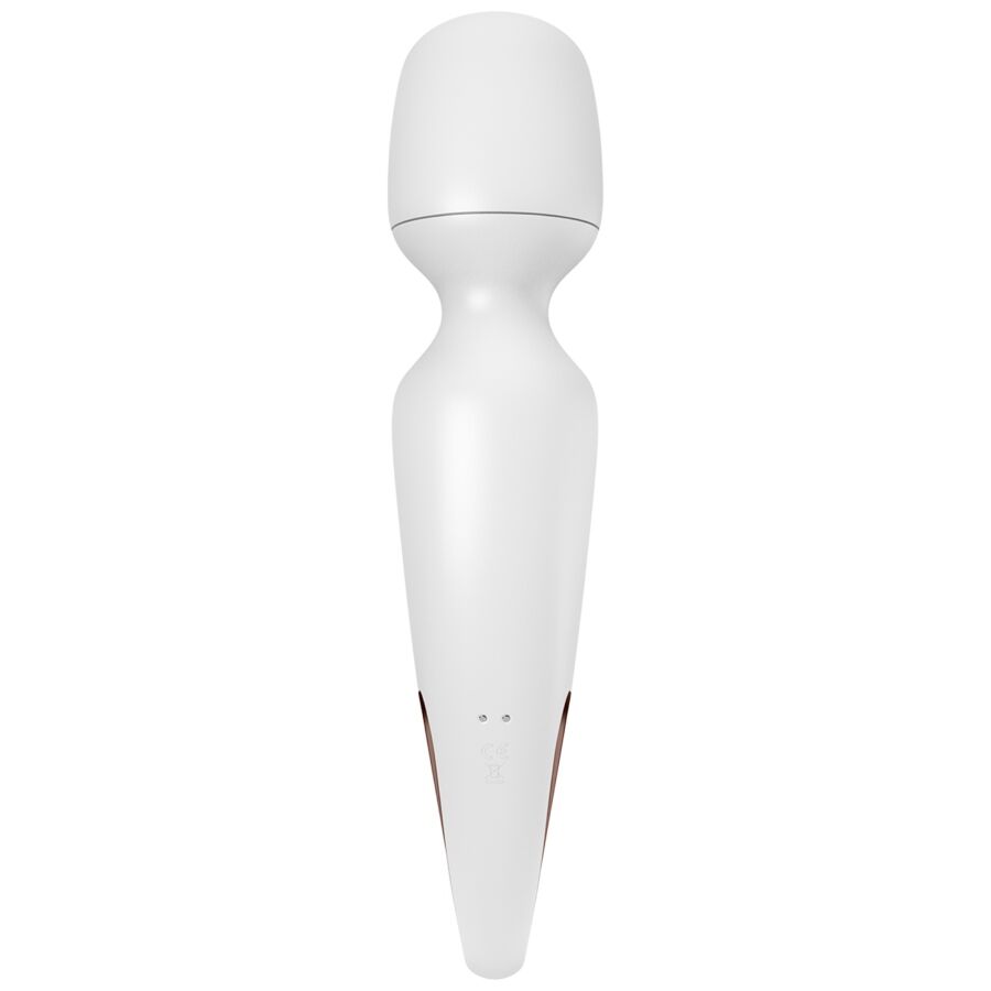 SATISFYER - WAND ERLAND MASSEUR VIBRANT BLANC - Sensualia