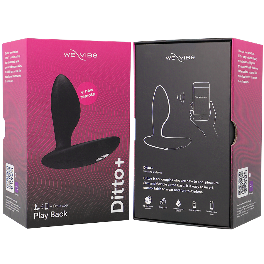 WE-VIBE - MASSEUR DE PROSTATE VECTOR+ NOIR - Sensualia