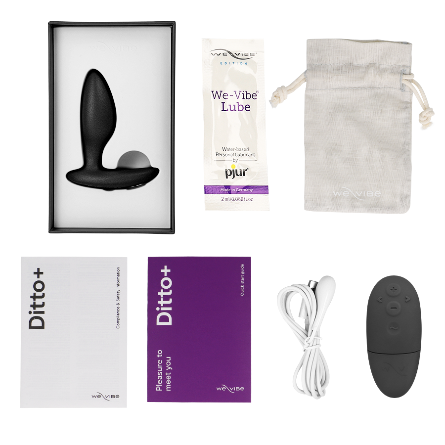 WE-VIBE - MASSEUR DE PROSTATE VECTOR+ NOIR - Sensualia