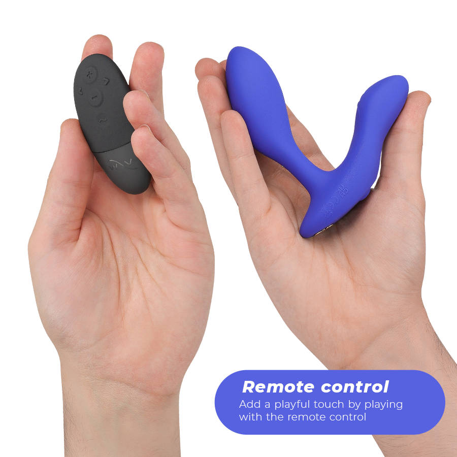 WE-VIBE - MASSEUR DE PROSTATE VECTOR+ BLEU - Sensualia