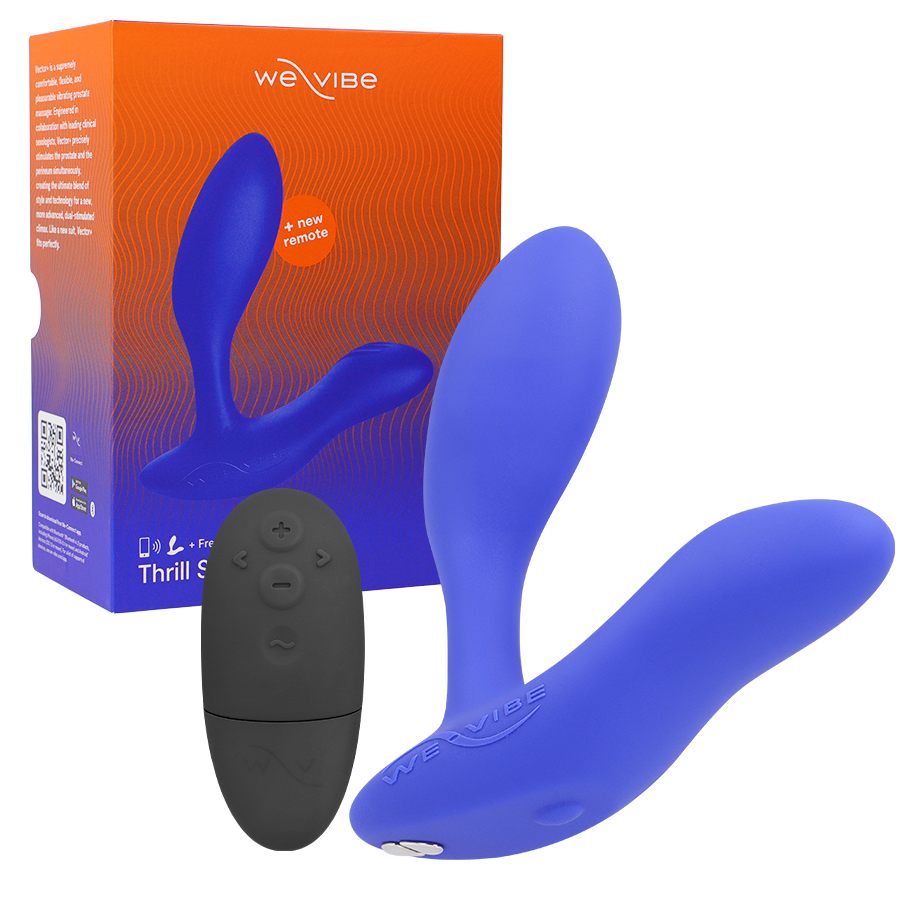 WE-VIBE - MASSEUR DE PROSTATE VECTOR+ BLEU - Sensualia