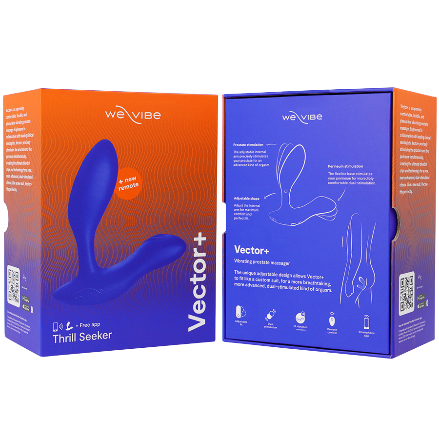WE-VIBE - MASSEUR DE PROSTATE VECTOR+ BLEU - Sensualia