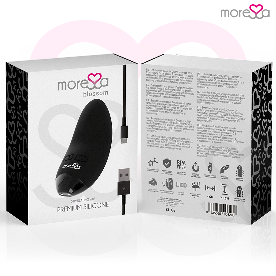 MORESSA - VIBRATEUR BLOSSOM NOIR - Sensualia