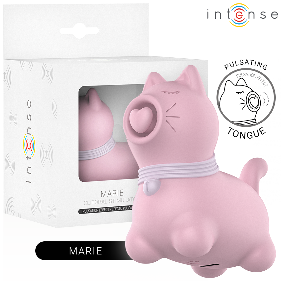 INTENSE - STIMULATEUR DE LANGUE EFFET PULSATION MARIE PINK - Sensualia