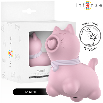 INTENSE - STIMULATEUR DE LANGUE EFFET PULSATION MARIE PINK - Sensualia