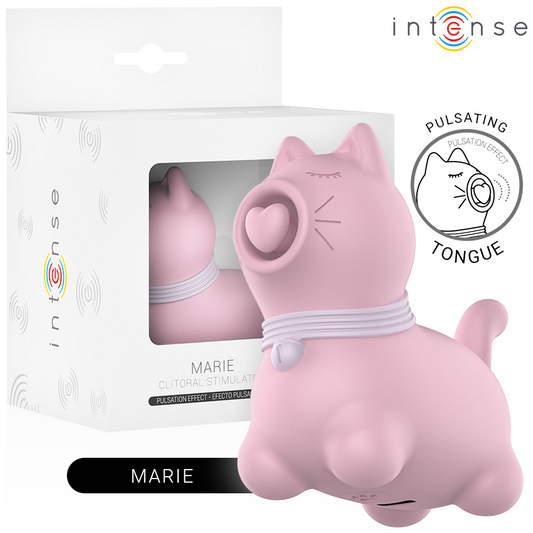 INTENSE - STIMULATEUR DE LANGUE EFFET PULSATION MARIE PINK - Sensualia