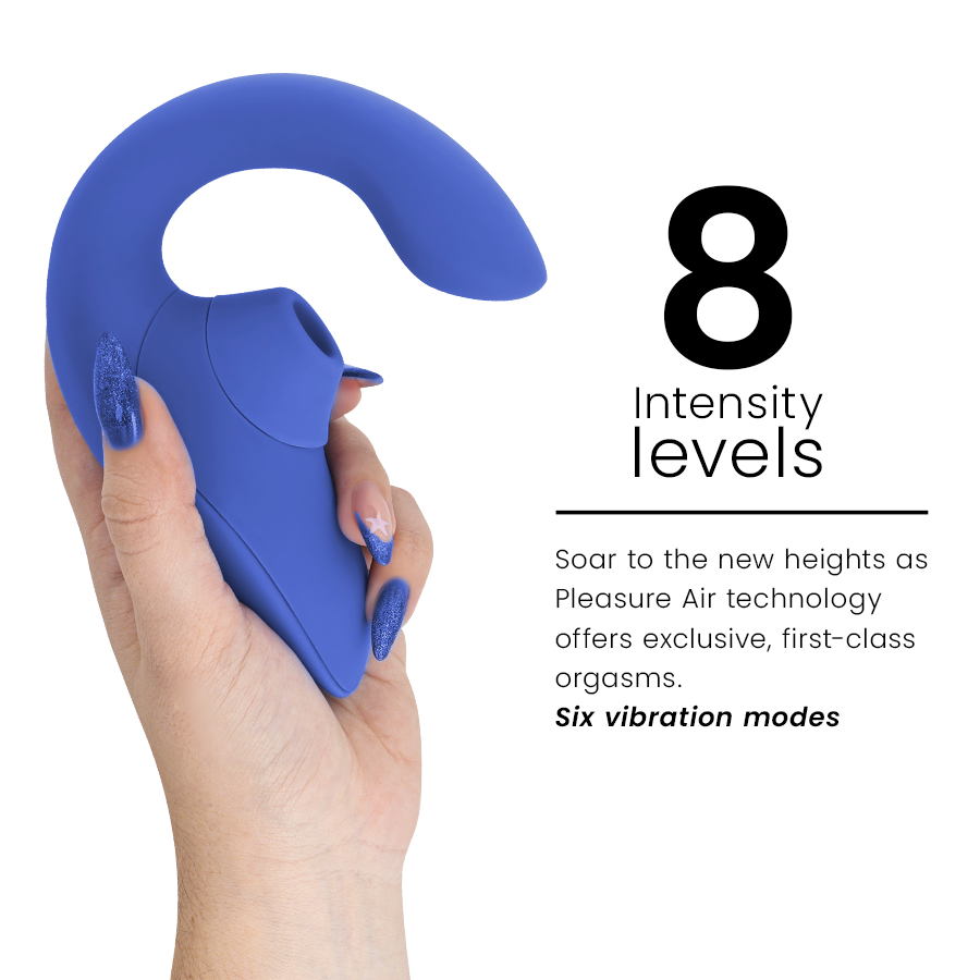 WOMANIZER - VIBRATEUR STIMULATEUR BLEU VIBRANT BLEU - Sensualia