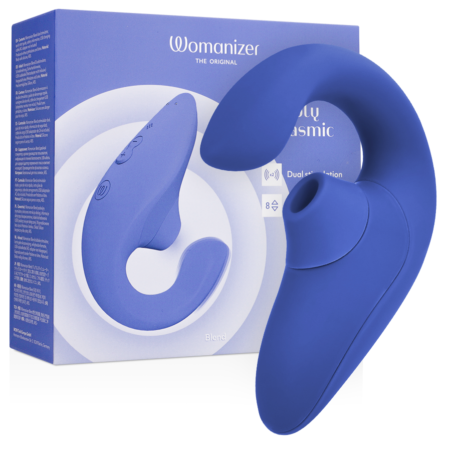 WOMANIZER - VIBRATEUR STIMULATEUR BLEU VIBRANT BLEU - Sensualia