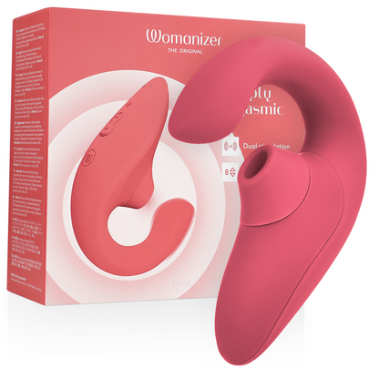 WOMANIZER - VIBRATEUR STIMULATEUR BLEND RABBIT ROSE VIBRANTE - Sensualia