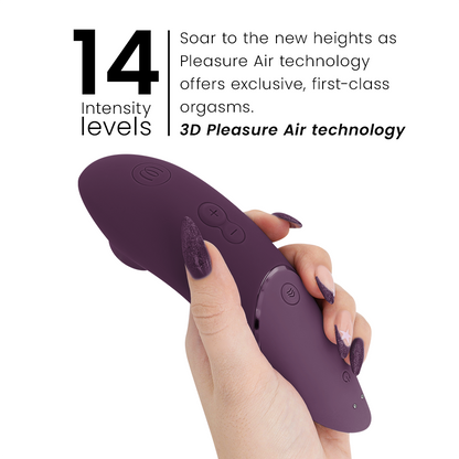 WOMANIZER - STIMULATEUR CLITORIAL SUIVANT VIOLET FONCÉ - Sensualia