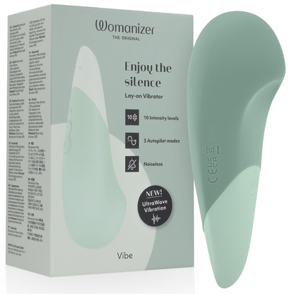 WOMANIZER - VIBROMASSEUR SILENCIEUX VIBE LAY-ON SAGE - Sensualia