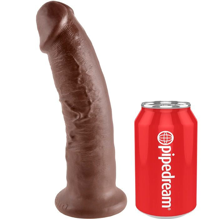 KING COCK - 9 GODE MARRON 22.9 CM - Sensualia