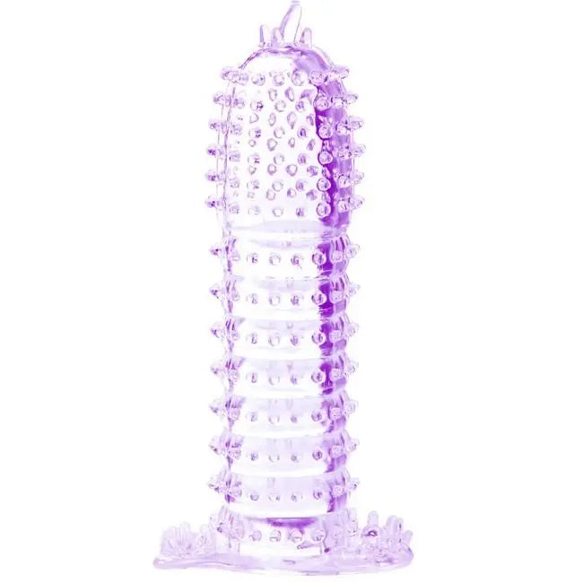 BAILE - GAINE PÉNIENNE  POINTS STIMULANTS VIOLET 14 CM - Sensualia