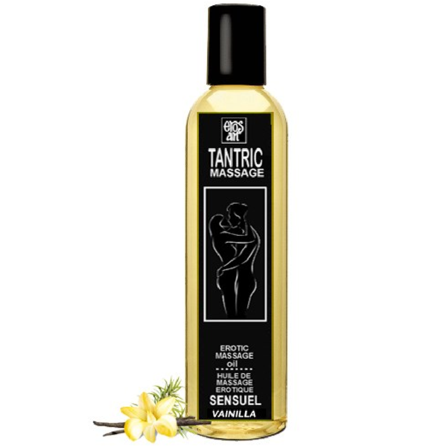 EROS-ART - HUILE DE MASSAGE TANTRIQUE NATURELLE ET VANILLE APHRODISIAQUE 30 ML - Sensualia