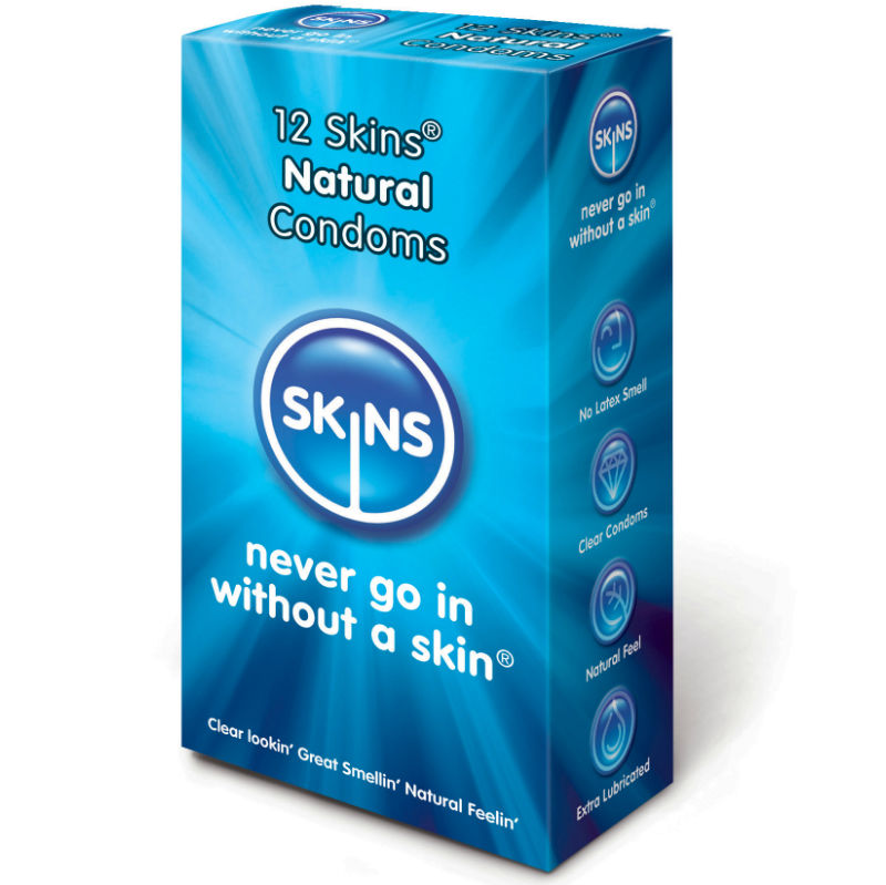 SKINS - PRÉSERVATIF NATUREL PACK 12 - Sensualia