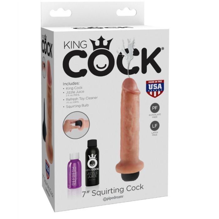 KING COCK - 17.8 CM GODE ÉJACULANTE - Sensualia