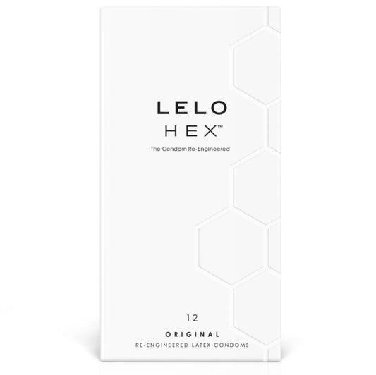 LELO - BOÎTE DE PRÉSERVATIFS HEX 12 UNITÉS - Sensualia