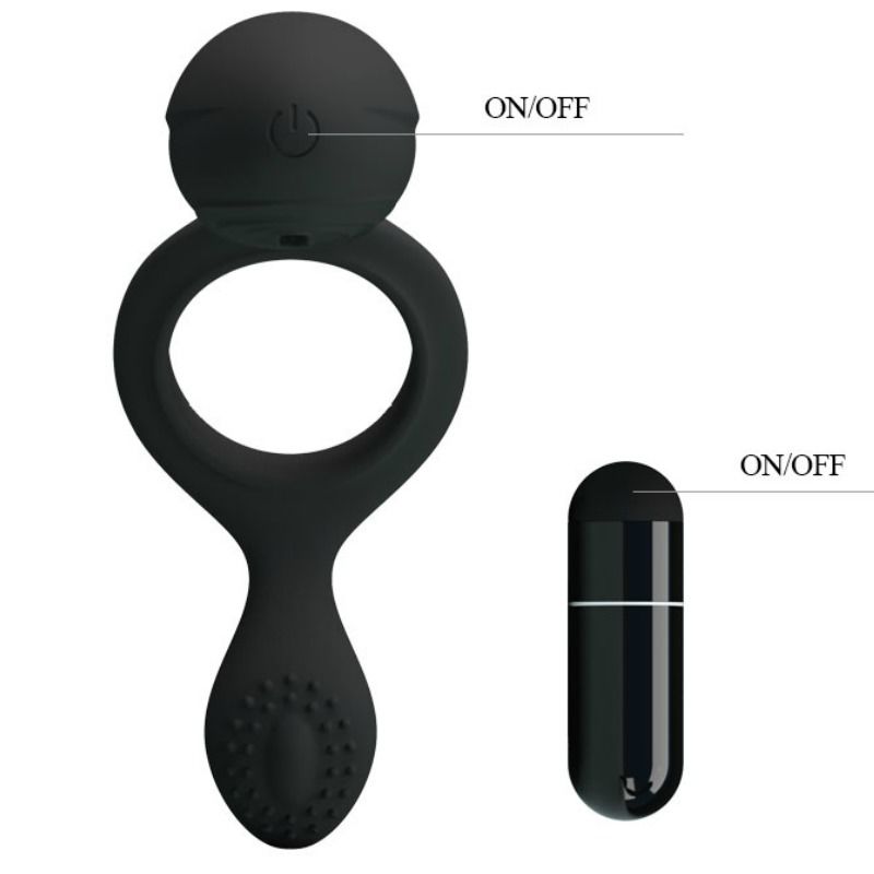 PRETTY LOVE - ETHEL ANNEAU VIBRANT AVEC STIMULATEUR - Sensualia