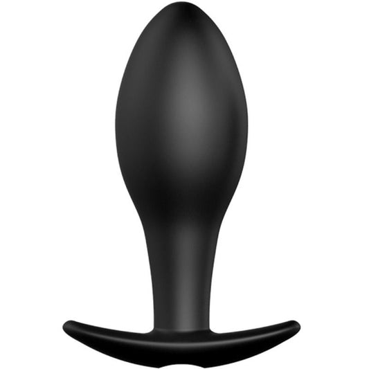 PRETTY LOVE - PLUG ANAL FORME DANCRE SILICONE 12 MODES DE VIBRATION NOIR - Sensualia
