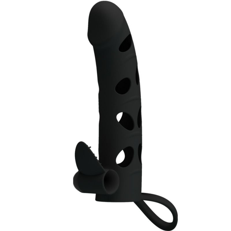 PRETTY LOVE - HOUSSE EN SILICONE AVEC VIBRATION 15.2 CM - Sensualia