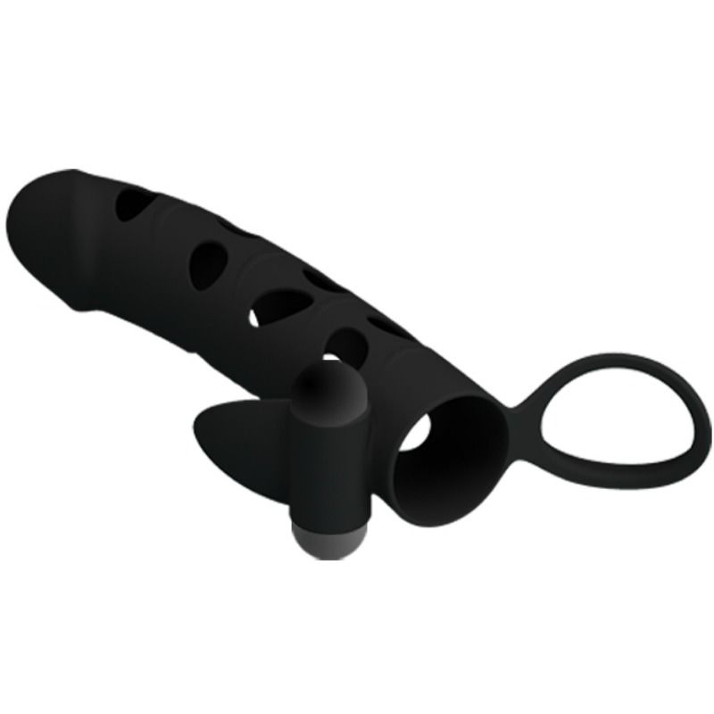 PRETTY LOVE - HOUSSE EN SILICONE AVEC VIBRATION 15.2 CM - Sensualia