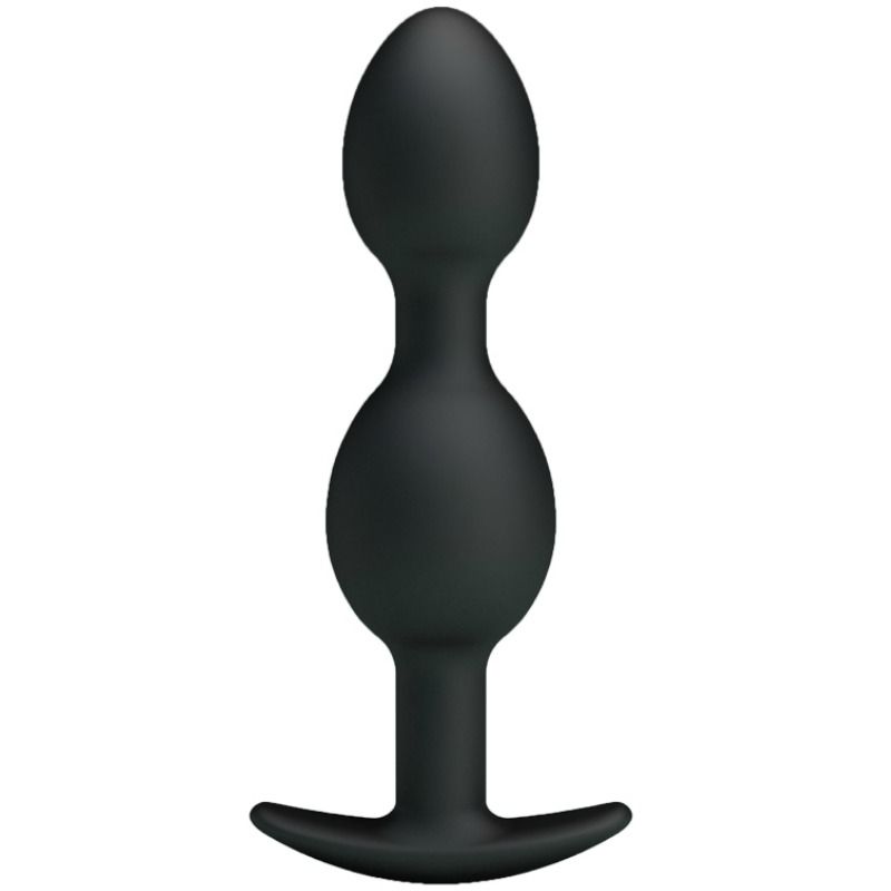 PRETTY LOVE - BALLES ANAL EN SILICONE 12.5 CM NOIRES - Sensualia