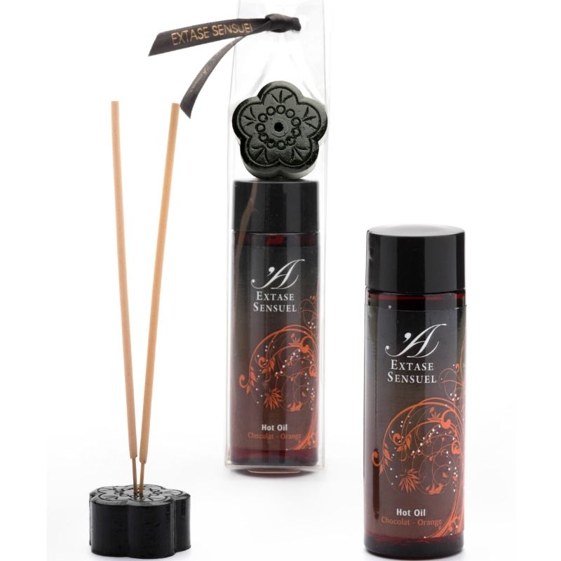 EXTASE SENSUAL - HUILE STIMULANTE CHOCOLAT ET ORANGE 100 ML - Sensualia