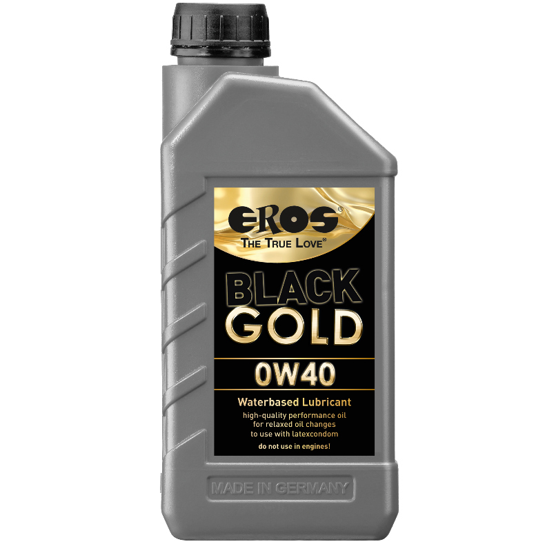 EROS - BLACK GOLD 0W40 LUBRIFIANT BASE D'EAU 1000 ML - Sensualia
