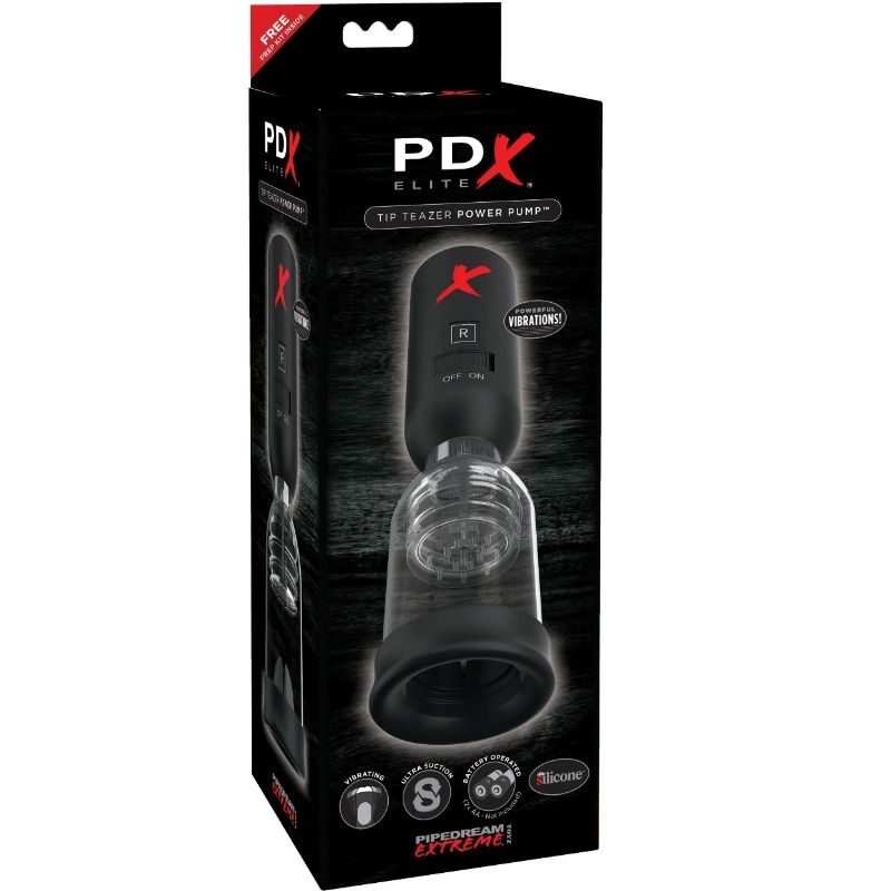 PDX ELITE - POMPE PUISSANTE TIP TEAZER - Sensualia